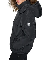 Karl Lagerfeld Paris Women's Hooded Puffer Coat