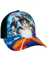 Dragon Ball Z Boys Youth All-Over Print Snapback Hat