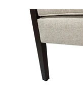 Hulala Home Colloton Transitional Armchair with Beautiful Solid Wood Frame