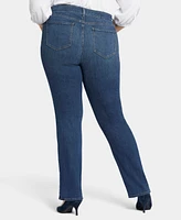 Nydj Plus Marilyn Straight Leg Jeans