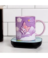 Uncanny Brands Kuromi Coffee Mug with Electric Mug Warmer – Keeps Your Favorite Beverage Warm - Auto Shut On/Off