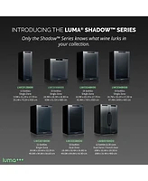 Luma Comfort Shadow Series Wine Cooler Refrigerator 16 Bottle, Freestanding Mirrored Wine Fridge with Double-Layer Tempered Glass Door & Compressor Co