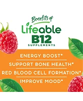 Lifeable Vitamin B12 1,000 mcg Gummies - Energy, Mood, And Metabolism - Great Tasting Natural Flavor, Dietary Supplement Vitamins - 60 Gummies