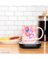 Uncanny Brands My Melody Coffee Mug with Electric Mug Warmer – Keeps Your Favorite Beverage Warm - Auto Shut On/Off