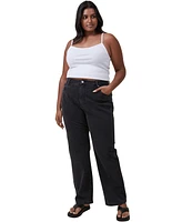 Cotton On Women's Curvy Stretch Straight Jean