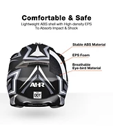 Ahr Offroad Full Face Motorcycle Helmet Motocross Dirt Bike Atv Dot Approved L