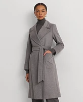 Lauren Ralph Lauren Women's Wool-Blend Belted Wrap Coat