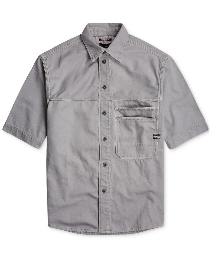 G-Star Raw Men's Relaxed-Fit Double-Pocket Shirt