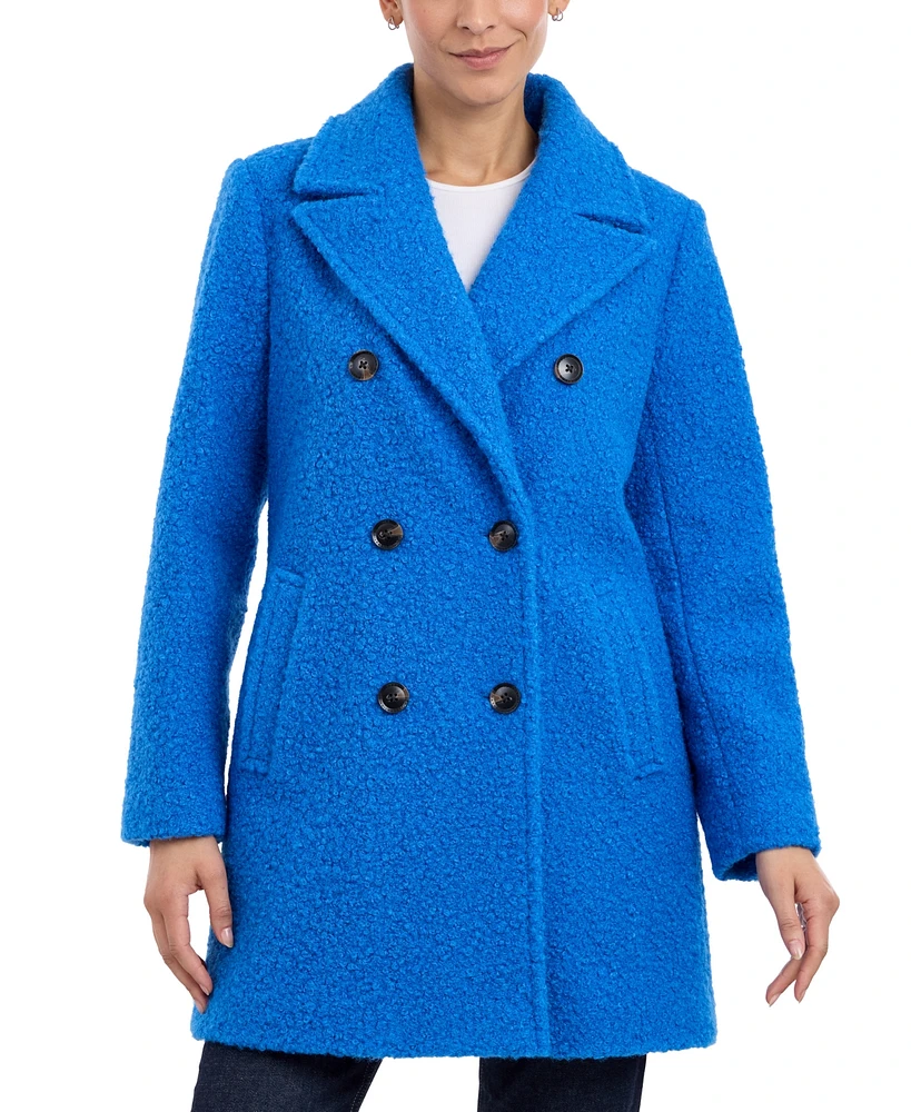 BCBGeneration Women's Double-Breasted Boucle Coat, Created for Macy's