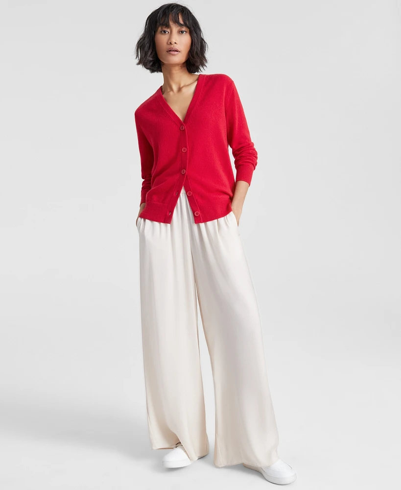 Charter Club Women's 100% Cashmere Cardigan, Created for Macy's, Regular & Petites