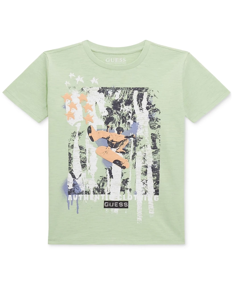 Guess Big Boys Short-Sleeve Cotton Graphic T-Shirt - G8fi