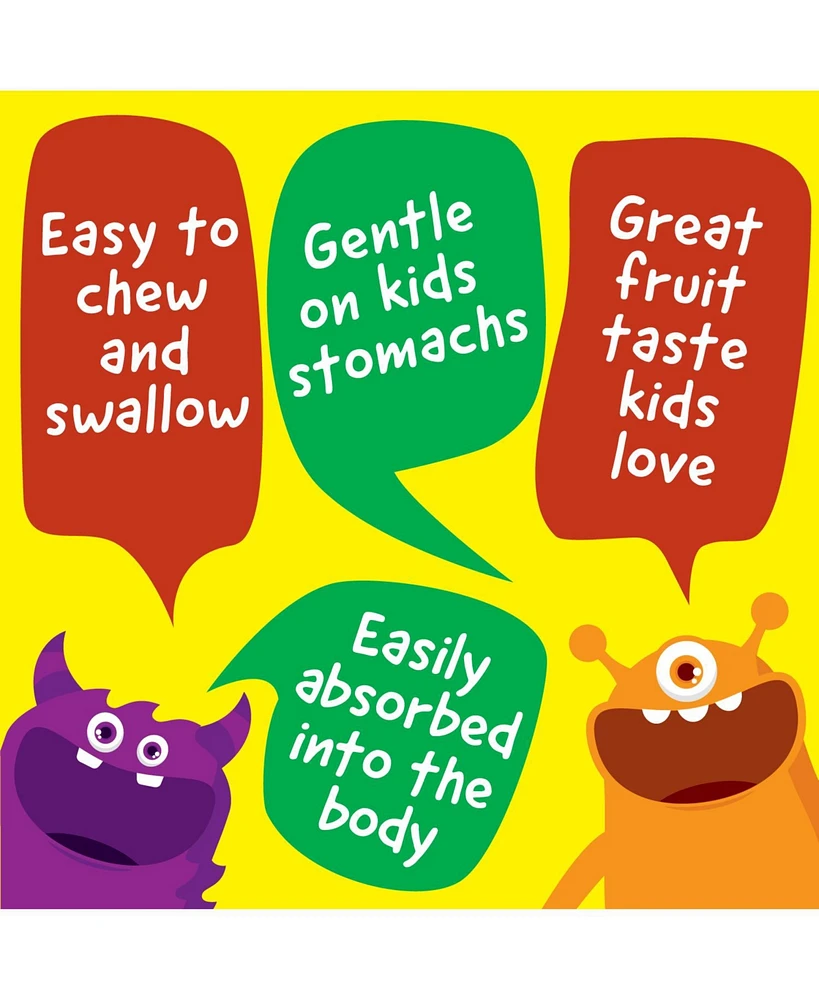 VitaWorks Kids Elderberry With Zinc and Vitamin C Chewable Tablets - Immune And Antioxidant Support - Dietary Supplement Vitamins - 120 Chewables