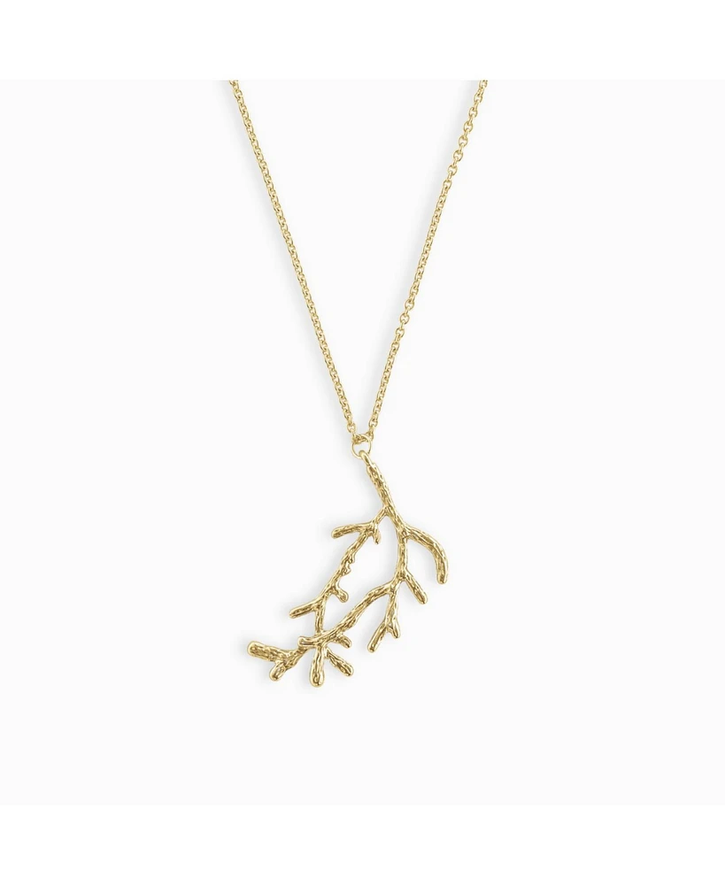 sanctuaire Branch Statement Necklace Gold