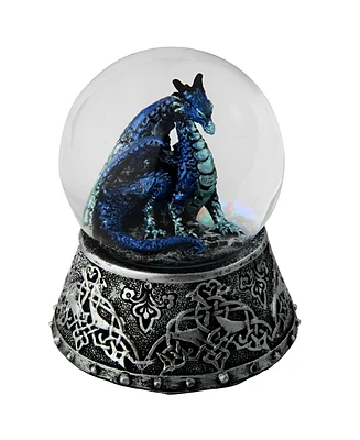 Fc Design 3.25"H Blue Dragon Snow Globe Figurine Home Decor Perfect Gift for House Warming, Holidays and Birthdays