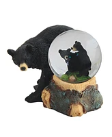 Fc Design 3.5"H Black Bear Glitter Snow Globe Figurine Home Decor Perfect Gift for House Warming, Holidays and Birthdays