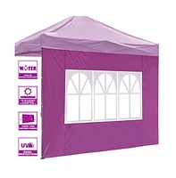 InstaHibit Universal Window Sidewall UV30+ Fits 10x10ft Canopy Shelter 1 Piece