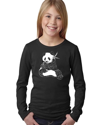 La Pop Art Girls Word Long Sleeve - Endangered Species