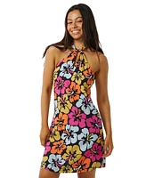 Rip Curl Juniors' Hibiscus Heat Halter Sleeveless Dress