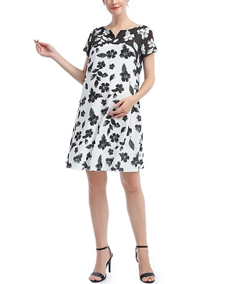 kimi + kai Maternity Arden Nursing A-Line Dress