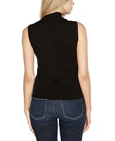 Belldini Women's Rivet-Detail Sleeveless Sweater