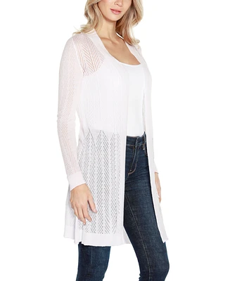 Belldini Women's Lightweight Duster Cardigan Sweater