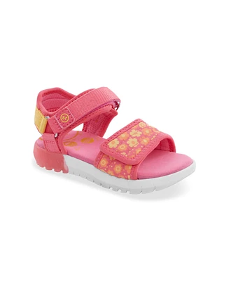 Stride Rite 360 Little Girls Kitt Dual Adjusting Buckle And Strap For A Wider Fit Shoe