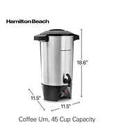 Hamilton Beach Coffee Urn 45 Cup Capacity