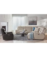 Blairesville Zero Gravity Leather Sectional Collection Created For Macys