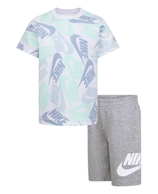 Nike Toddler Boys Futura Toss Shorts and T-shirt, 2 Piece Set