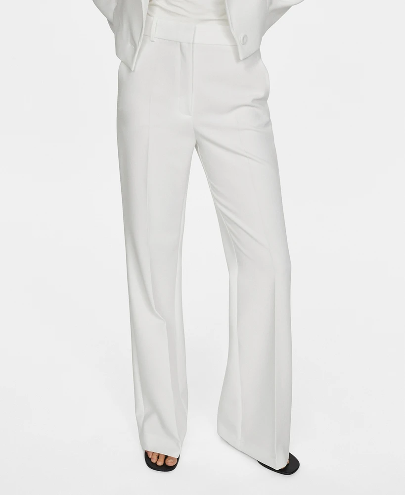 Mango Women's Straight Suit Pants