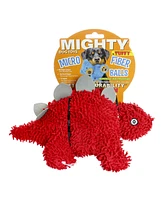 Mighty Microfiber Ball Med Stegosaurus Red, Dog Toy