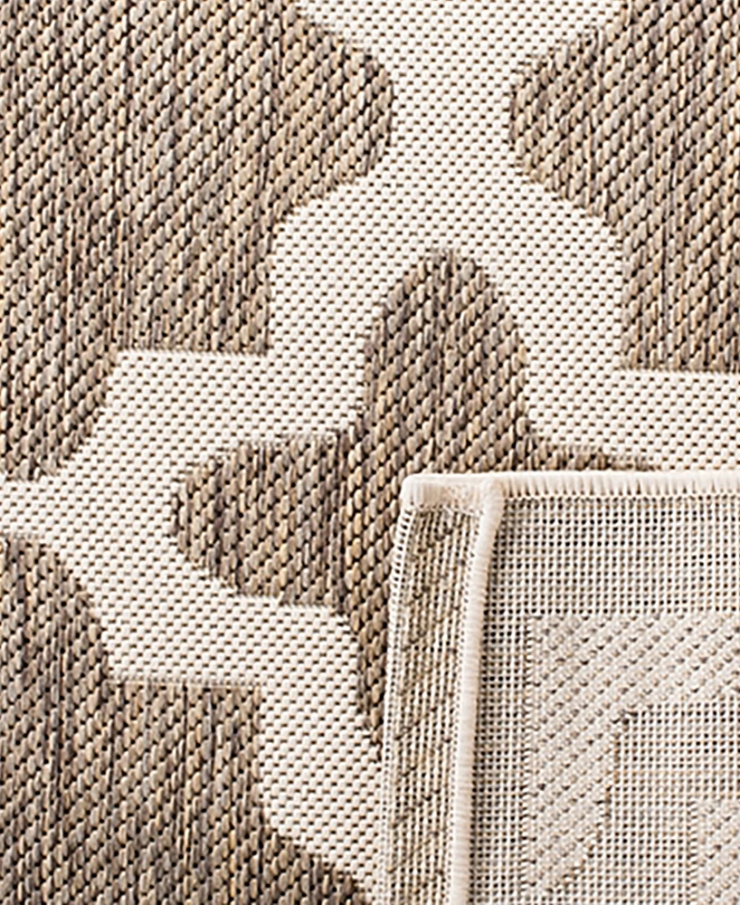 Safavieh Courtyard CY6913 and Bone 8' x 11' Sisal Weave Outdoor Area Rug