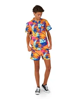 OppoSuits Big Boys 2 Pc Summer Shirt and Shorts Set