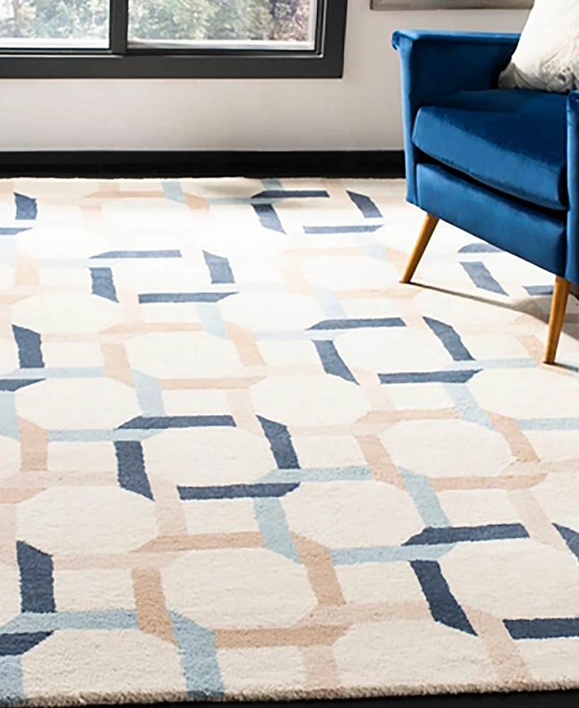 Martha Stewart Collection Color Chain MSR4563B Bluestone 8' x 10' Area Rug