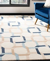 Martha Stewart Collection Color Chain MSR4563B Bluestone 8' x 10' Area Rug