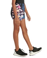 adidas Big Girls Aeroready Elastic Waistband Sublimated No Side-Seam Shorts