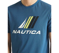 Nautica Men's Navtech Classic-Fit Logo Graphic Performance T-Shirt