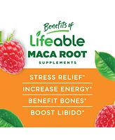 Lifeable Maca Root Extract 50 mg Gummies - Energy Support - Great Tasting Natural Flavor, Herbal Supplement Vitamins - 60 Gummies