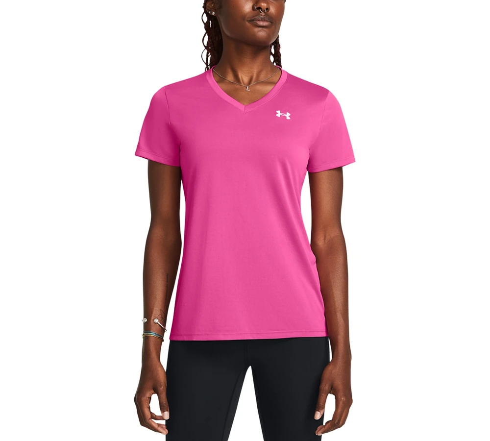 Under Armour Women's Tech V-Neck Short-Sleeve Top