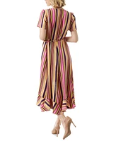 Jessica Simpson Women's Varsha Short-Sleeve Wrap Dress - Rose Violet