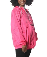 Members Only Women's Pink Looney Tunes Popover Windbreaker Jacket