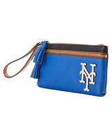 Dooney Bourke New York Mets Infield Double-Zip Wristlet