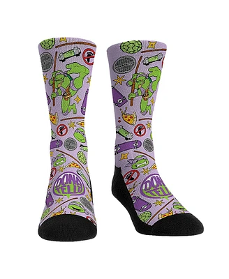 Rock Em Socks Unisex Teenage Mutant Ninja Turtles Donatello Kaboom Crew