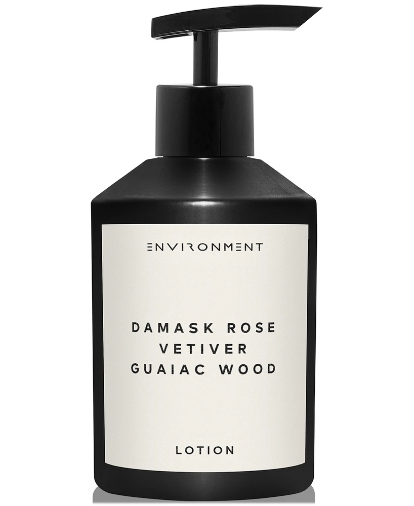 Environment Damask Rose, Vetiver & Guaiac Wood Lotion (Inspired by 5-Star Luxury Hotels), 10 oz.