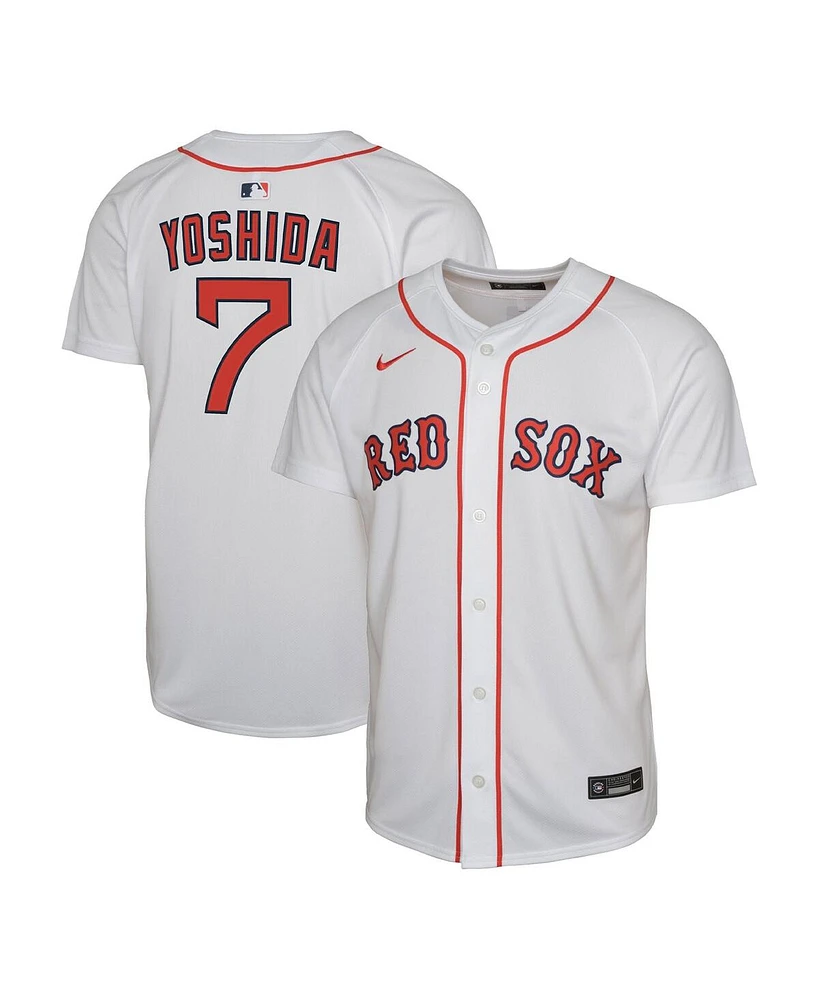 Nike Youth Masataka Yoshida White Boston Red Sox Home Replica Player Jersey