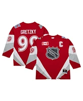 Mitchell Ness Men's Wayne Gretzky Scarlet 1999 Nhl All-Star Game Blue Line Player Jersey