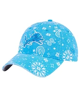 New Era Women's Blue Detroit Lions Paisley 9twenty Adjustable Hat