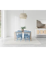 Catriona 5pc Dining Set (Rectangular Table & 4 Wood Side Chairs)