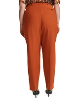 Calvin Klein Plus High Rise Straight Leg Pants