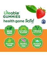 Lifeable Sugar Free Multivitamin for Women Gummies - Immunity, Digestion, Bones, And Skin - Great Tasting, Dietary Supplement Vitamins